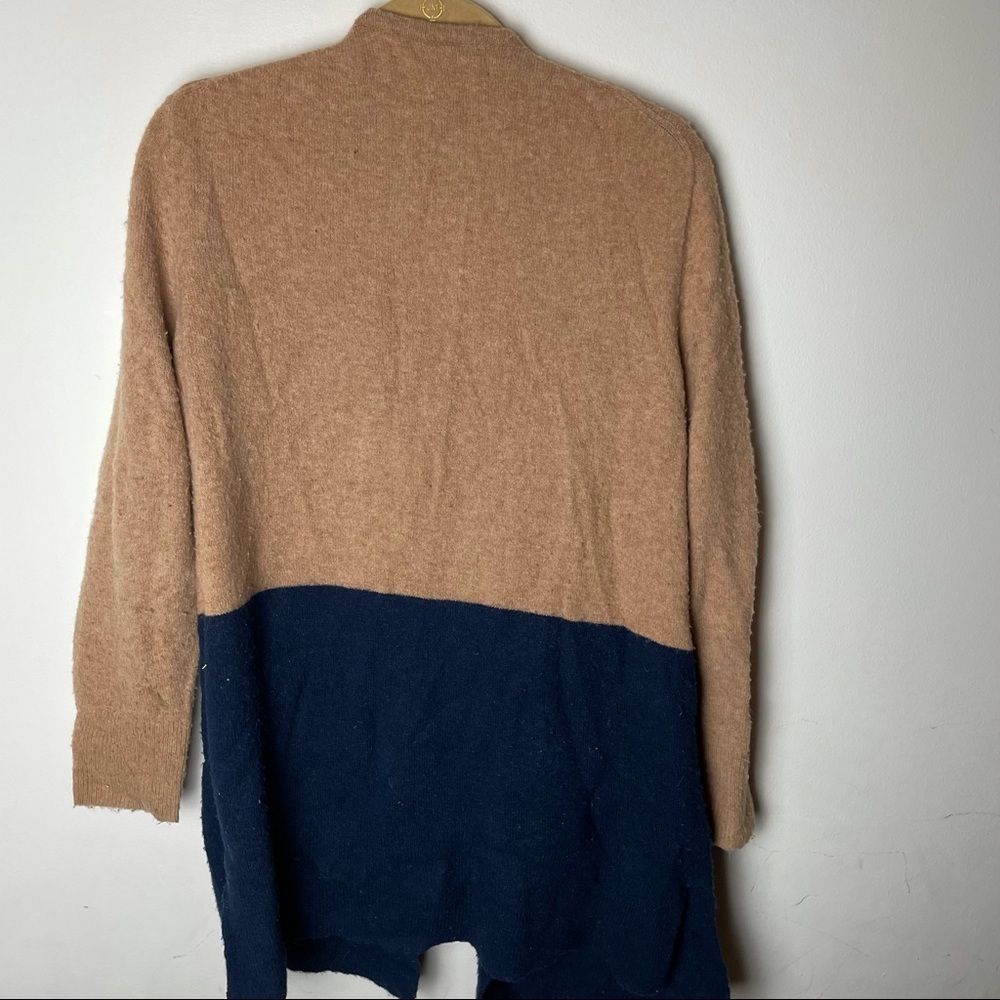 Madewell Cozy Kent Colorblock Alpaca Wool Blend Cardigan Size S - Picture 10 of 11